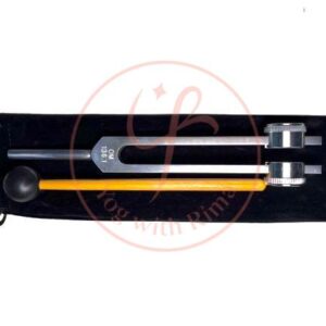 136.10 Hz OM Silver Weighted Tuning Fork